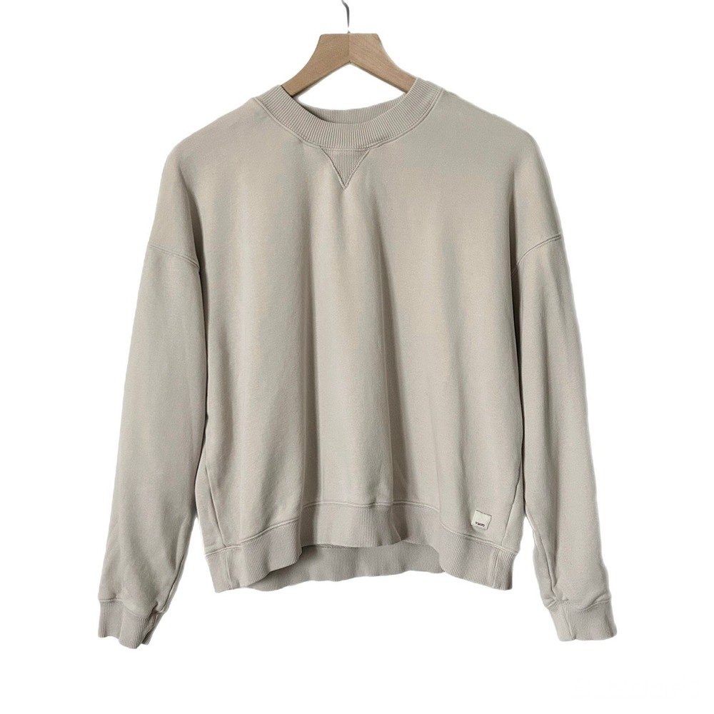 Vuori Sedona Weekender Crewneck Sweatshirt Cotton Blend Tan Size Small VW278